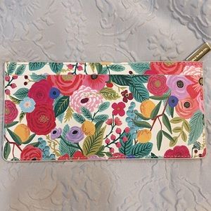 EUC Rifle Paper Co. Slim Card Wallet in Garden Party Floral, Retail 60